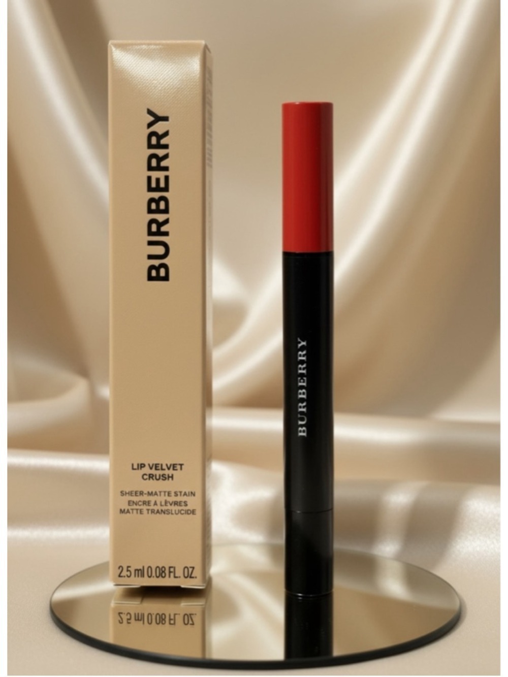 Burberry Lip Velvet Crush 16 Copper Pink Sheer Matte Lip Stain 2.5 ml